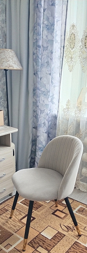 Стул на металлокаркасе Gabi gray / black фото покупателя 774