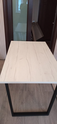 Деревянный стол Лота Лофт 120x75 дуб крафт табачный / черный матовый фото покупателя 935