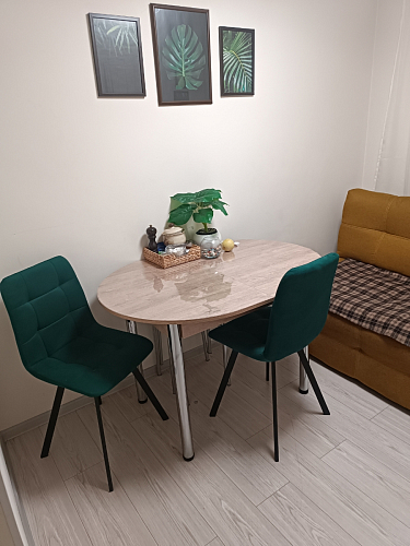 Стул на металлокаркасе Чилли бирюзовый / черный фото покупателя 1226