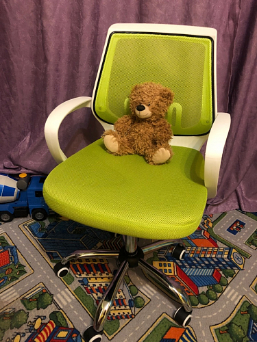 Компьютерное кресло Ergoplus light gray / white фото покупателя 6