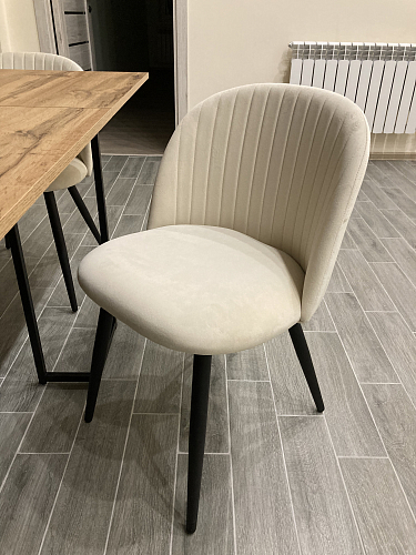 Стул на металлокаркасе Gabi latte / gold / black фото покупателя 895