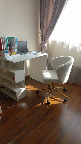 Компьютерное кресло Lika white teddy фото покупателя 5