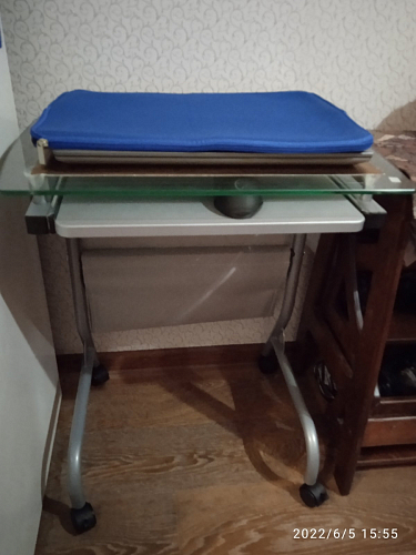 Компьютерный стол Riko серый фото покупателя 7