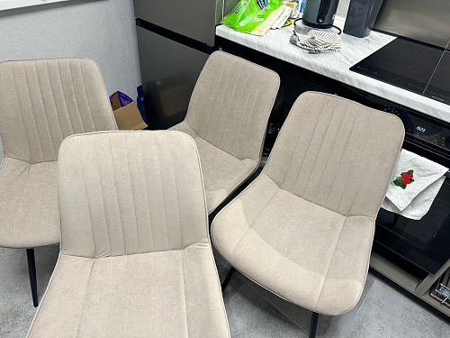 Комплект стульев Седа К 4 шт латте / черный фото покупателя 270