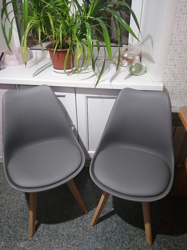 Деревянный стул Bonuss black / black фото покупателя 6