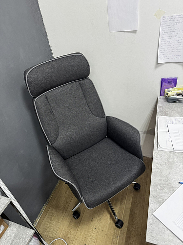 Компьютерное кресло Charm/Шарм серое фото покупателя 6