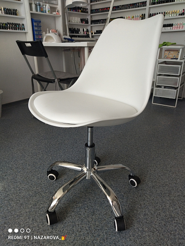 Компьютерное кресло Kolin с подушкой clear / white фото покупателя 203