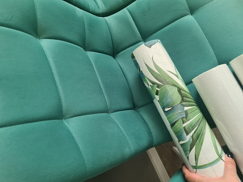 Стул на металлокаркасе Чилли К темно-серый (velutto 32) / черный фото покупателя 567