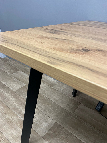 Стол Тринити Лофт 120 32 мм дуб галифакс табако / черный матовый фото покупателя 678