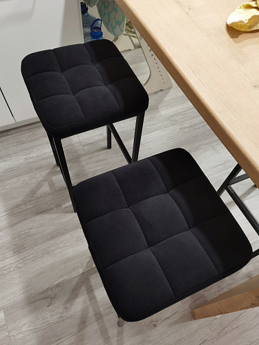 Полубарный стул Лофт мадера 20 / белый матовый фото покупателя 65