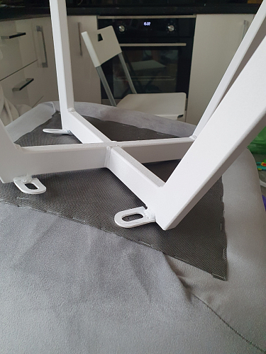 Стул на металлокаркасе Чилли К черный / зеленый фото покупателя 111