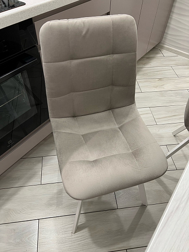 Стул на металлокаркасе Чилли синий / белый фото покупателя 1365