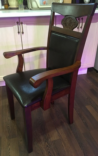 Стул деревянный Luiza dirty oak / dark brown фото покупателя 1