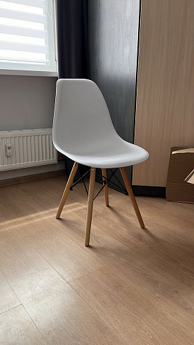 Стул Сindy Eames/Синди Имс мод. 001 yellow / natural фото покупателя 30