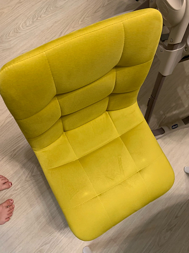 Стул на металлокаркасе Чилли черный / голубой фото покупателя 1034