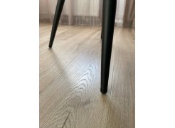 Стул на металлокаркасе Gabi 1 бежевый / черный с серебряными наконечниками фото покупателя 66