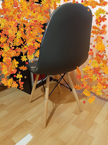 Деревянный стул Kvadro серый фото покупателя 11