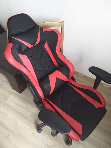 Компьютерное кресло Kano черное / красное фото покупателя 57