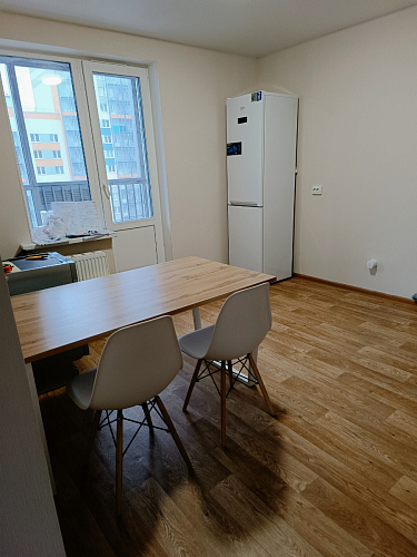 Стол Лота Лофт 140 25 мм черный матовый / бетон фото покупателя 520