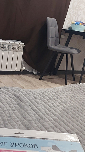 Комплект стульев Чилли 2 шт бежевый / черный фото покупателя 348