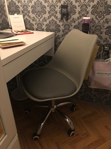 Компьютерное кресло Kolin gray / chrome фото покупателя 107