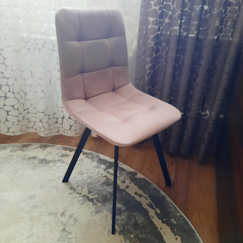 Стул на металлокаркасе Чилли зеленый / черный фото покупателя 1380