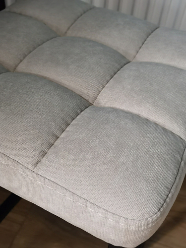 Барный стул Лофт кожзам темно-серый / черный матовый фото покупателя 207