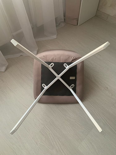 Стул на металлокаркасе Чилли К кирпичный / черный фото покупателя 599