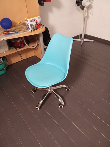 Компьютерное кресло Kolin с подушкой clear / white фото покупателя 410