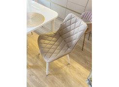 Стул на металлокаркасе Баодин velutto 52 / белый фото покупателя 8