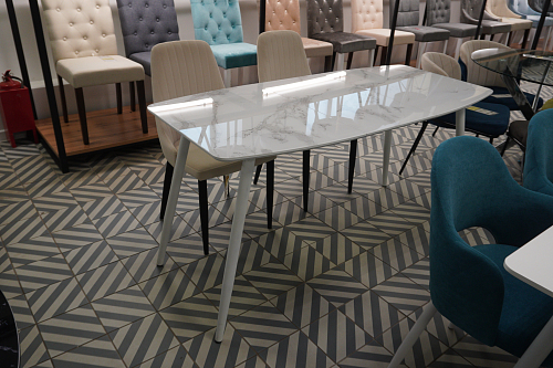 Стул на металлокаркасе Kora black / gray из шоурума 8