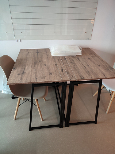 Компьютерный стол Бринг складной 90х55х74 дуб велингтон фото покупателя 4