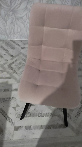 Стул на металлокаркасе Чилли синий / белый фото покупателя 861