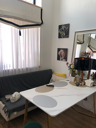 Керамический стол Селена 1 140х80 черный мрамор / золото фото покупателя 12