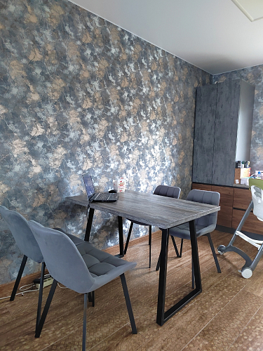 Стул на металлокаркасе Челси велюр коричневый / черный каркас фото покупателя 231