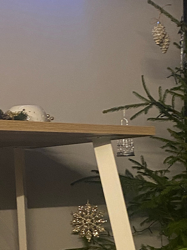 Стол Тринити Лофт 120 25 мм черный матовый / дуб делано темный фото покупателя 207