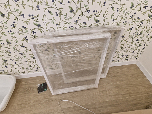 Деревянный стол Лота Лофт 120х75 белый матовый / дуб крафт золотой фото покупателя 571