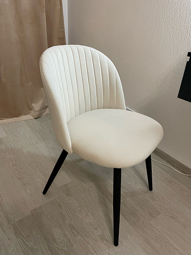 Стул на металлокаркасе Gabi gray / black фото покупателя 696