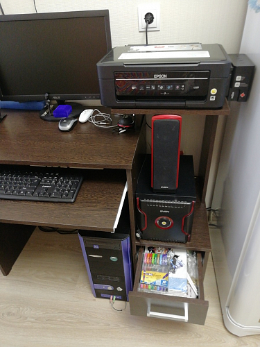 Компьютерный стол Джаз-24 правый дуб сонома фото покупателя 192