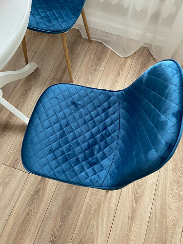 Стул на металлокаркасе Capri dark beige / white фото покупателя 14