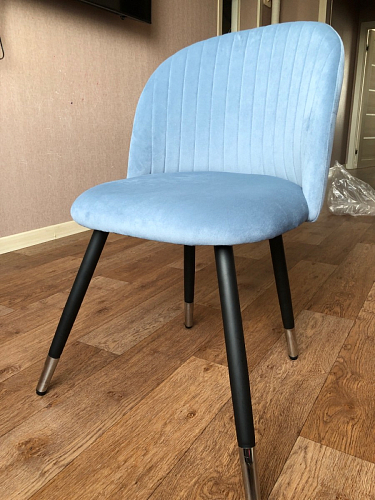 Стул на металлокаркасе Gabi latte / gold / black фото покупателя 193