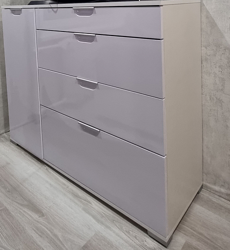 Комод Кастор белый глянец фото покупателя 1