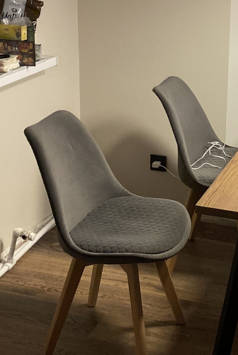 Стул Bonuss blue / wooden legs фото покупателя 198