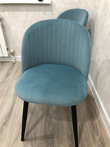 Стул на металлокаркасе Gabi 1 light purple / black фото покупателя 474