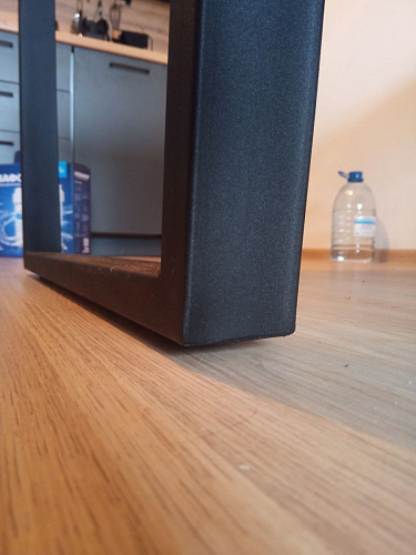 Деревянный стол Лота Лофт 140х80 дуб крафт табачный / черный матовый фото покупателя 154