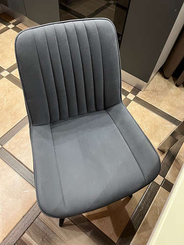 Стул на металлокаркасе Седа К velvet lux 76 / черный фото покупателя 82