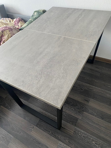 Деревянный стол Лота Лофт 140х80 дуб крафт табачный / черный матовый фото покупателя 838