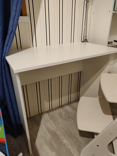 Стол письменный Kiwi белый - Уцененный экземпляр фото покупателя 9