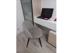 Стул на металлокаркасе Gabi 1 gray / black фото покупателя 501