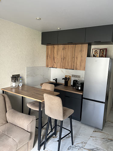 Барная стойка Дилан Лофт 120х50х90 бетон фото покупателя 212